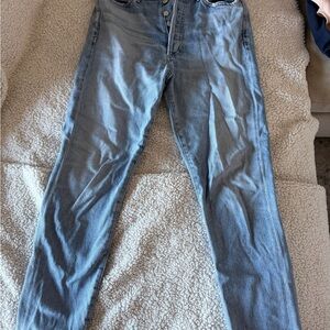 Citizens Of Humanity Olivia crop high rise slim sz 27